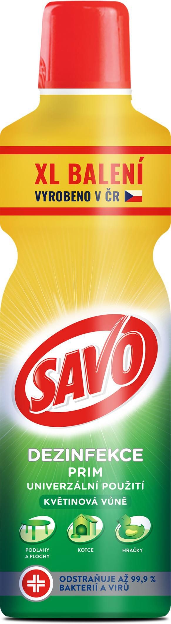 Drogerie a kosmetika - Savo Prim Květinová vůně 1,2l