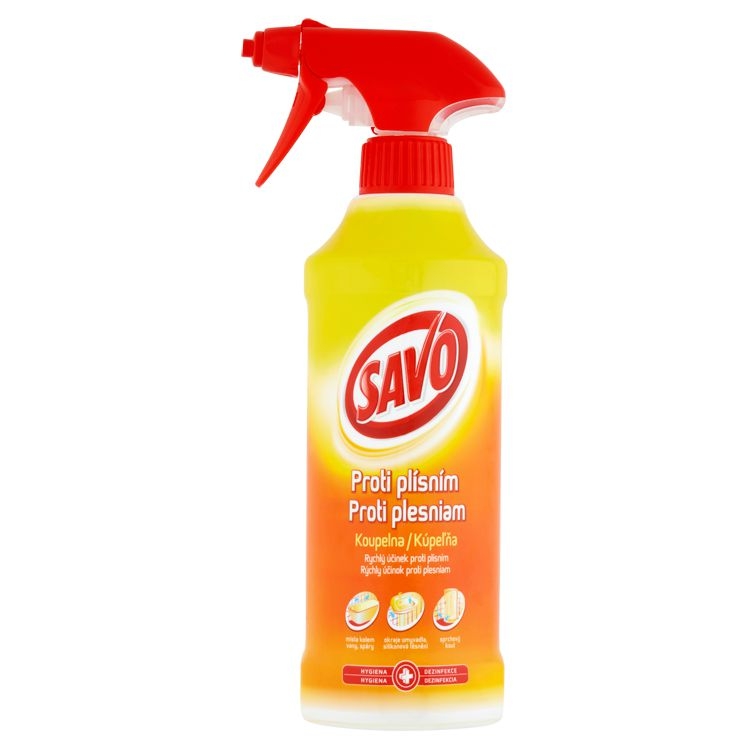 Drogerie a kosmetika - Savo Proti plísním koupelna 500 ml