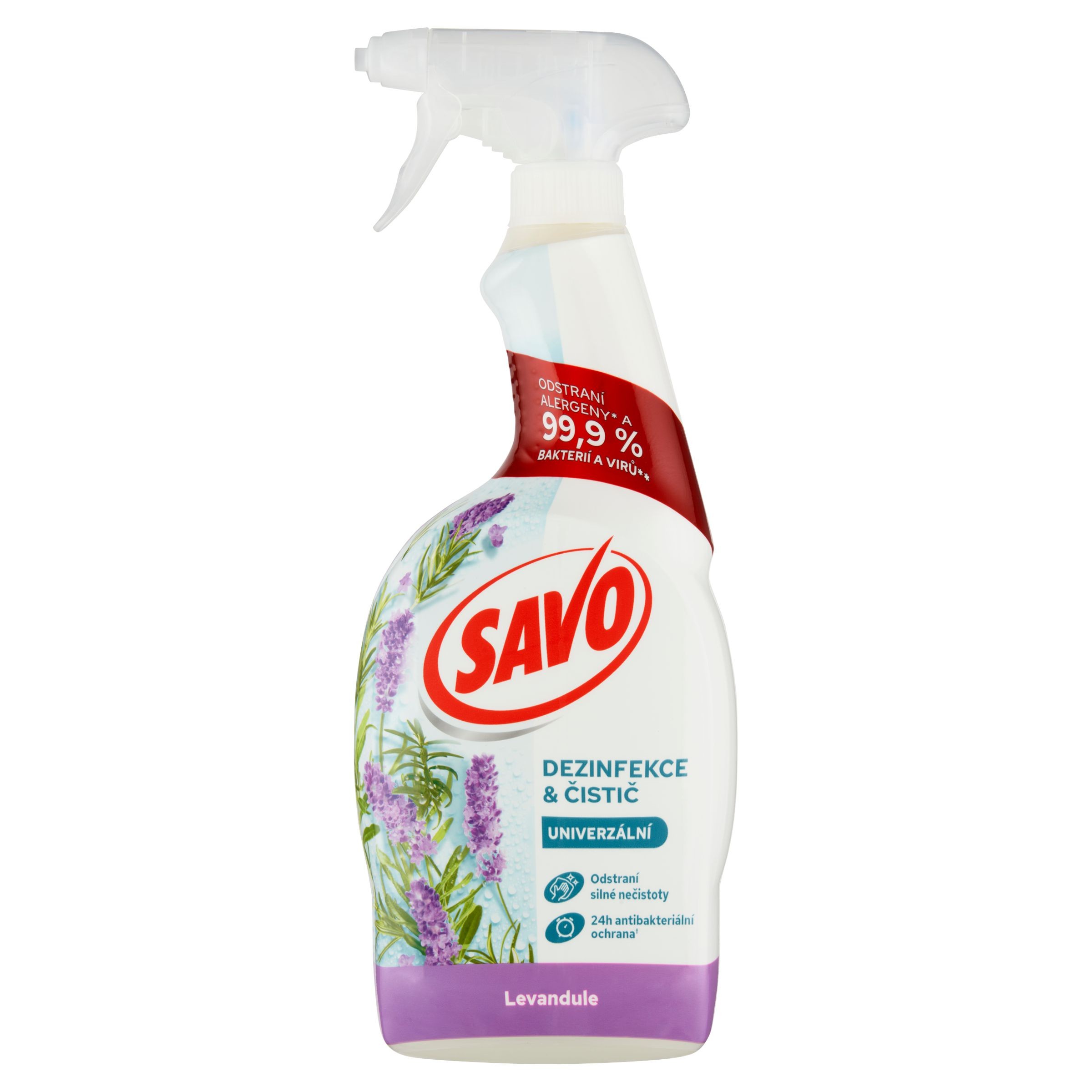 Drogerie a kosmetika - Savo univerzální sprej Levandule 700 ml