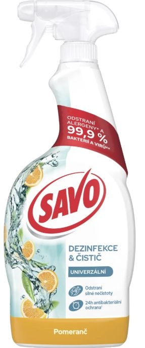 Drogerie a kosmetika - Savo univerzalní sprej Pomeranč 700ml