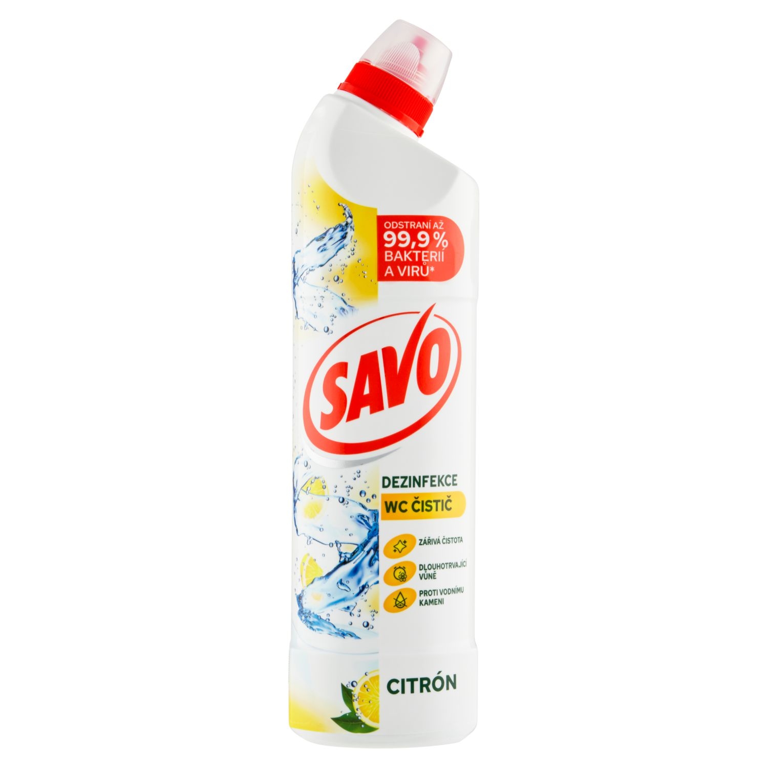 Drogerie a kosmetika - Savo WC gel Citrón 700 ml