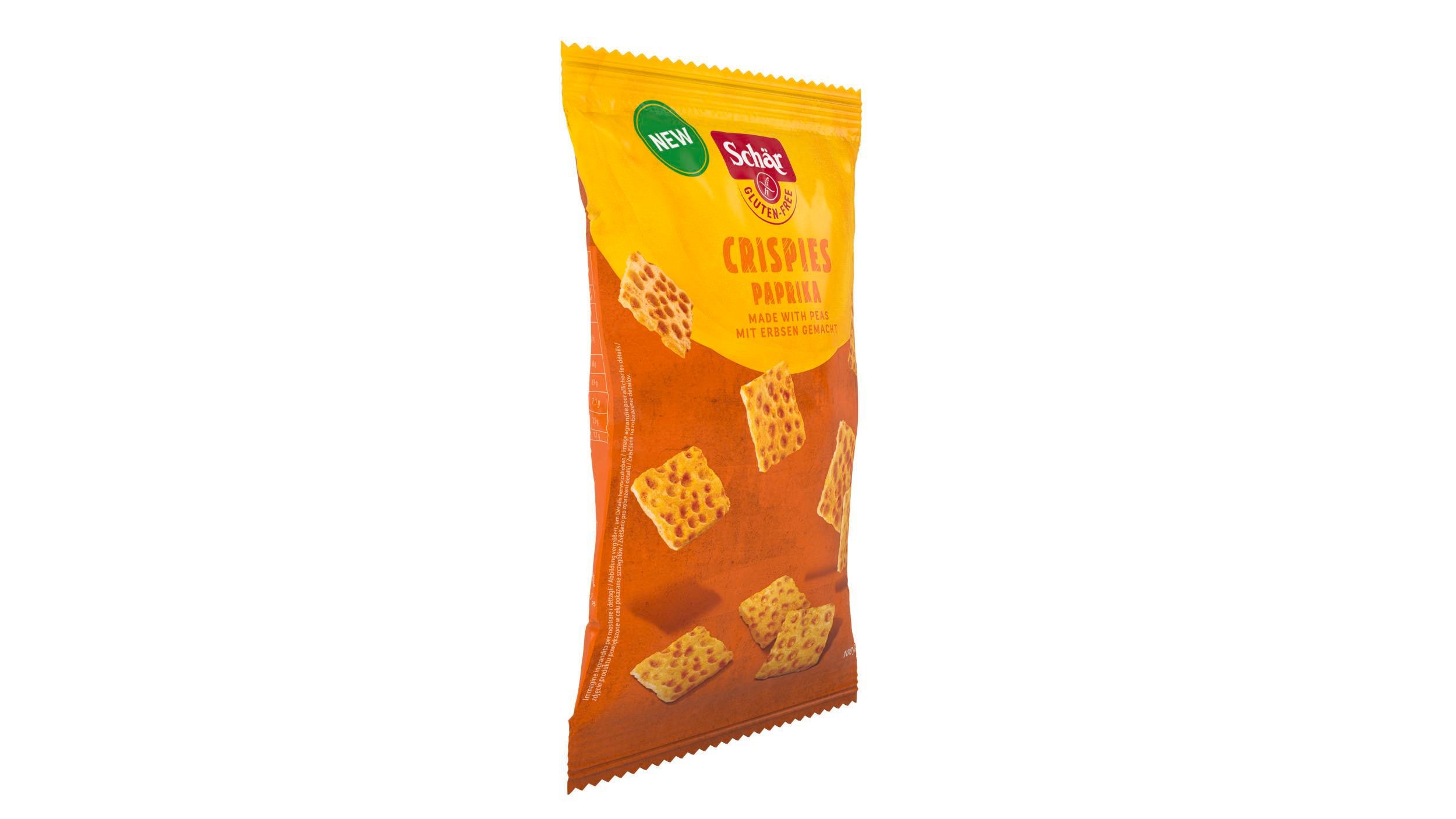 Zdravý svět - Schär Hrachové lupínky s příchutí paprika bez lepku 100g