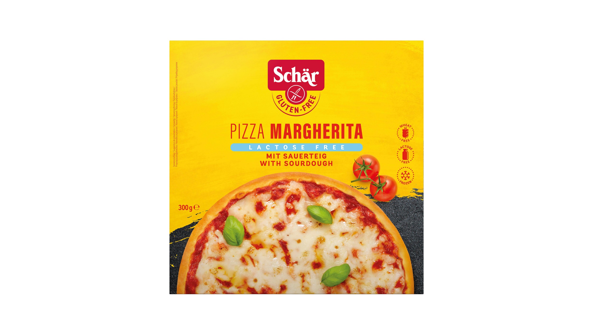 Mražené potraviny - Schär Pizza Margherita bez laktozy a lepku. mražená 300 g