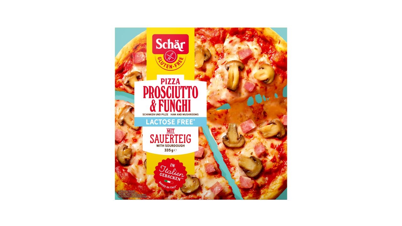 Mražené potraviny - Schär Pizza Prosciutto & Funghi 335 g