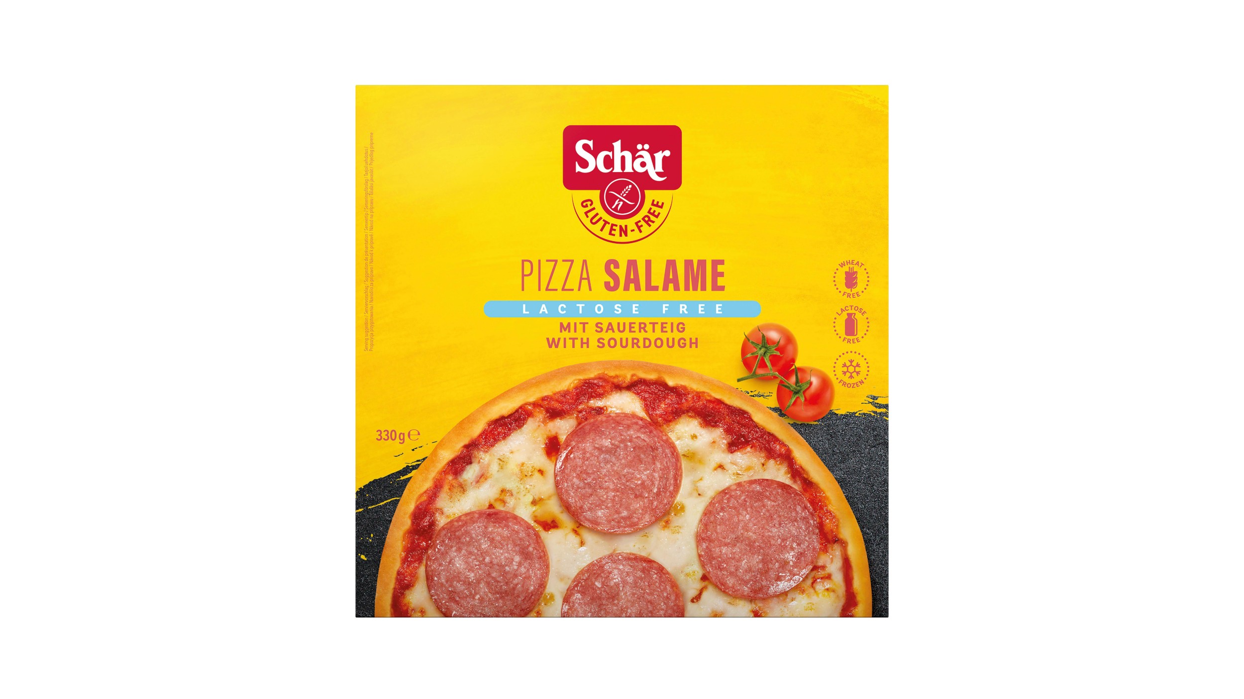 Mražené potraviny - Schär Pizza Salame bez laktózy a lepku mražená 330 g