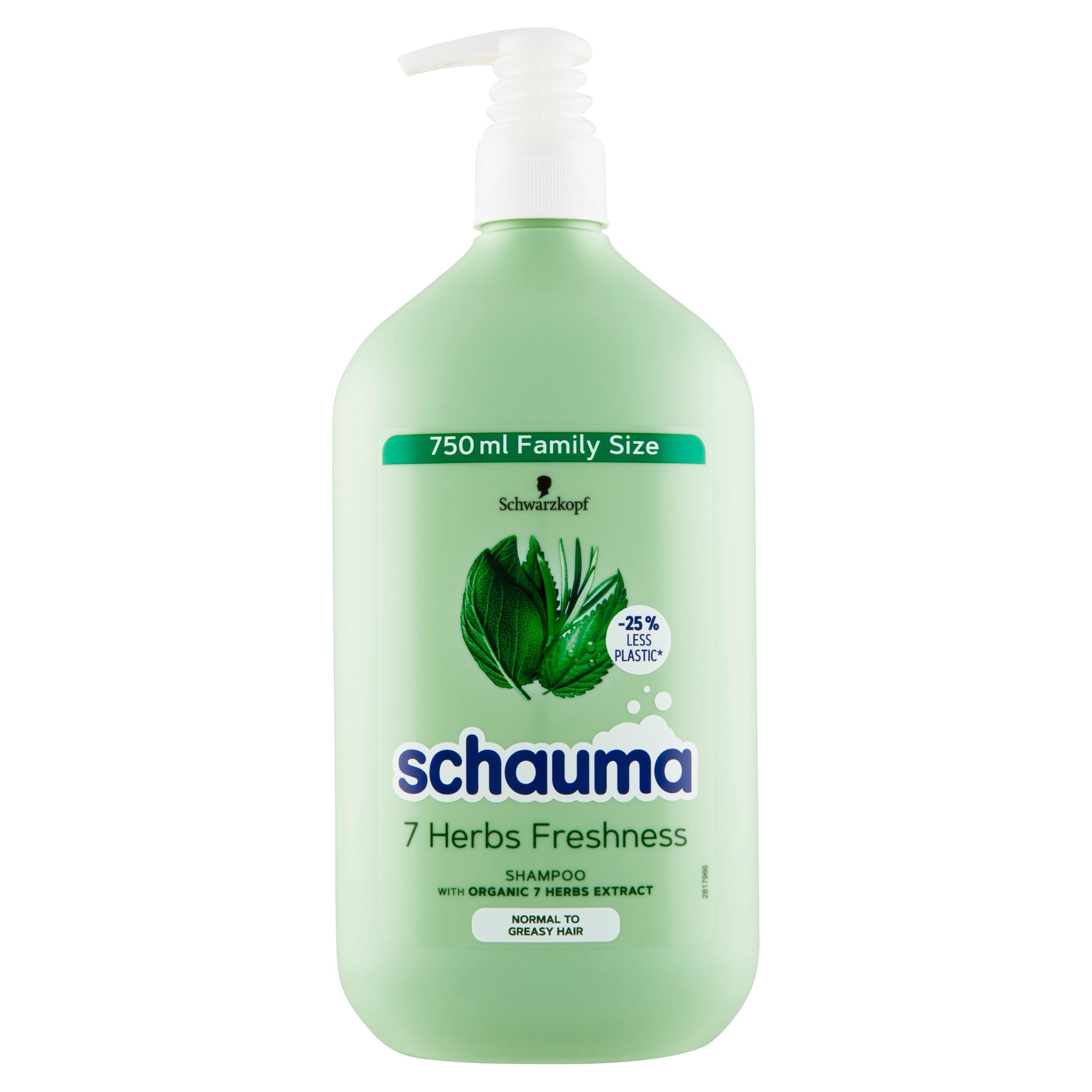 Drogerie a kosmetika - Schauma 7 Herbs Freshness šampon 750ml