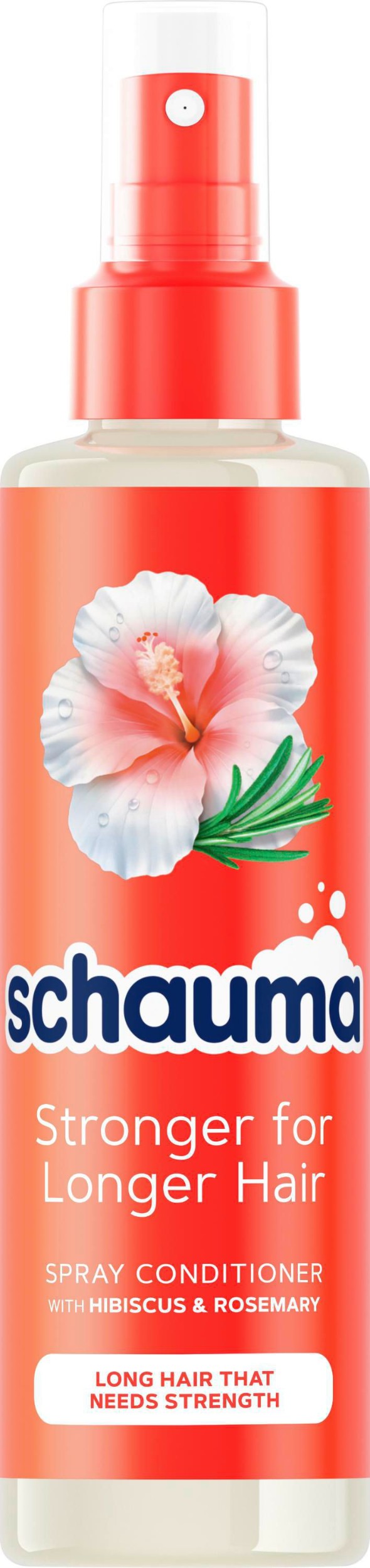 Drogerie a kosmetika - Schauma Stronger For Longer Hair kondicionér pro dlouhé vlasy s ibiškem a rozmarýnem 200ml