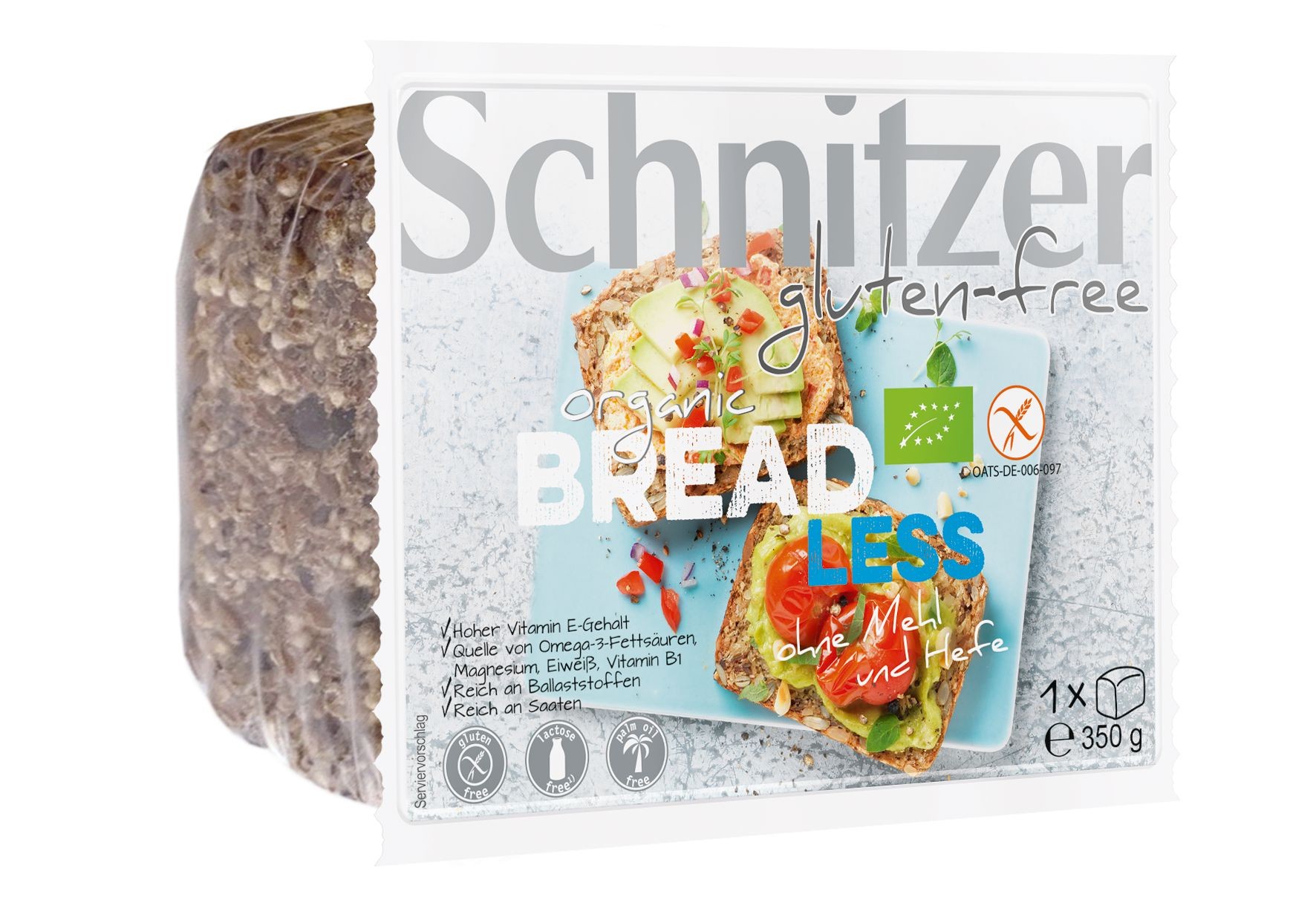 Zdravý svět - Schnitzer BIO Fitness chléb bez mouky a bez lepku 350g