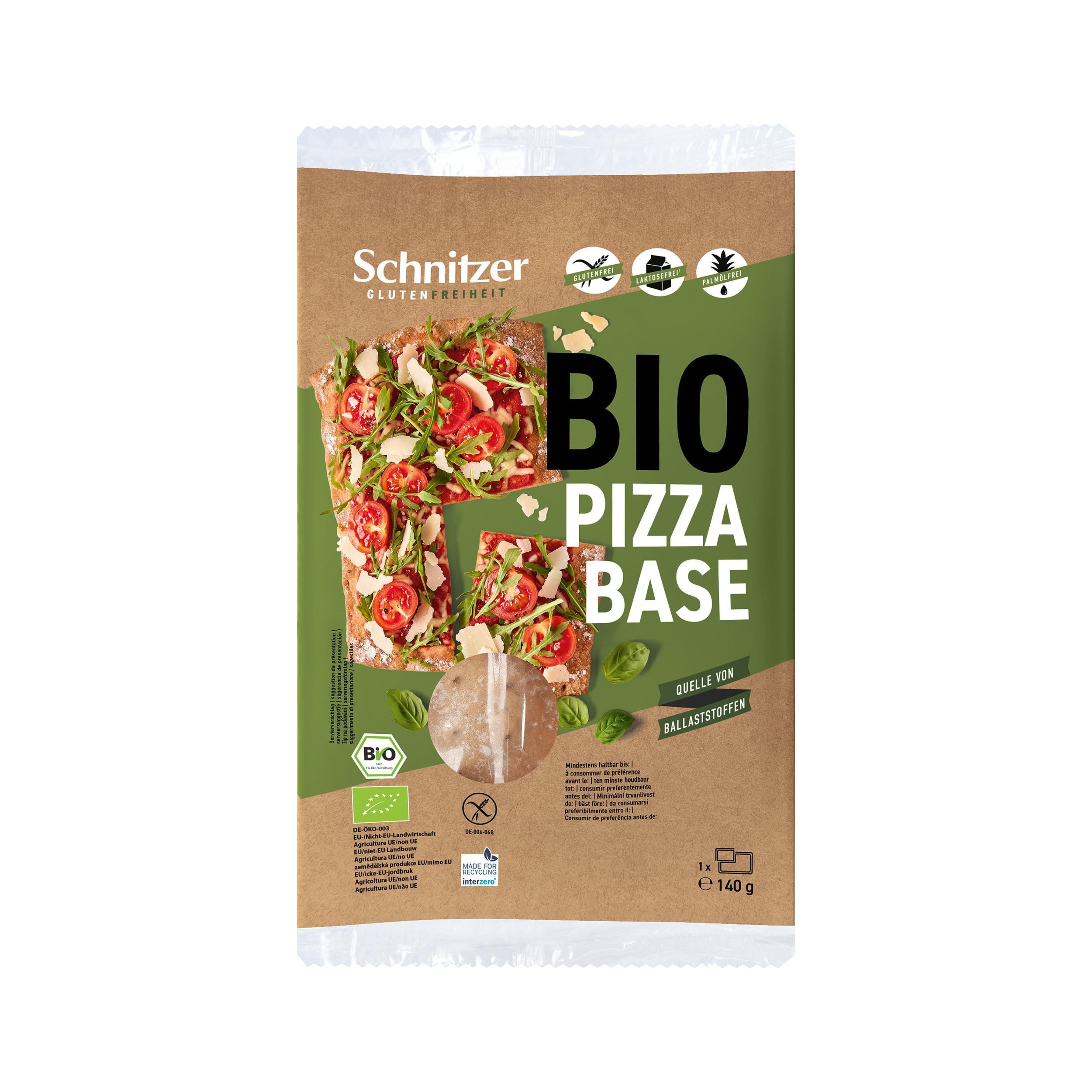 Zdravý svět - Schnitzer BIO Základ na pizzu bezlepkový 140 g