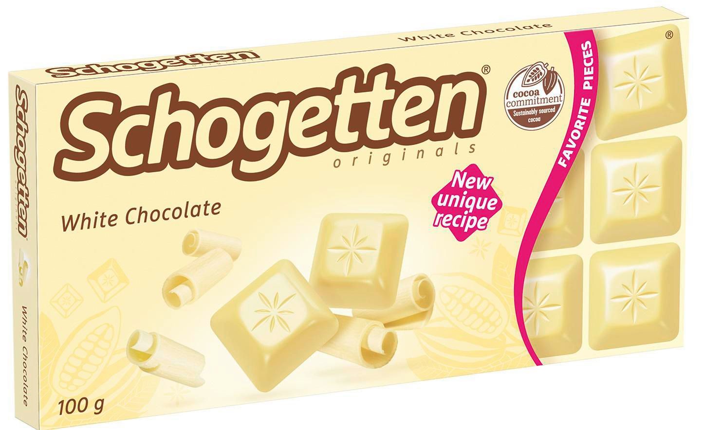Trvanlivé potraviny - Schogetten Bílá čokoláda 100 g