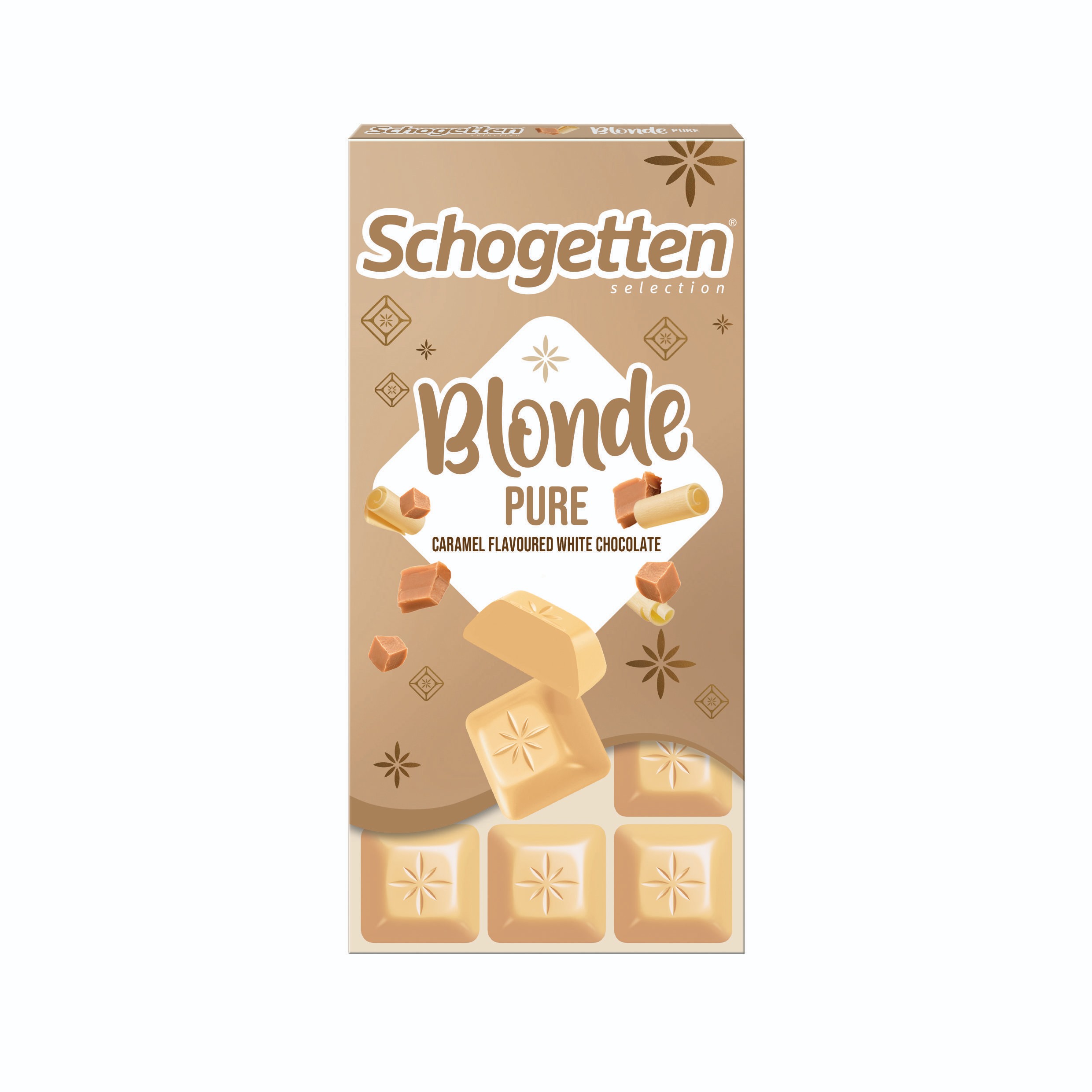Trvanlivé potraviny - Schogetten Bílá čokoláda Pure 100g