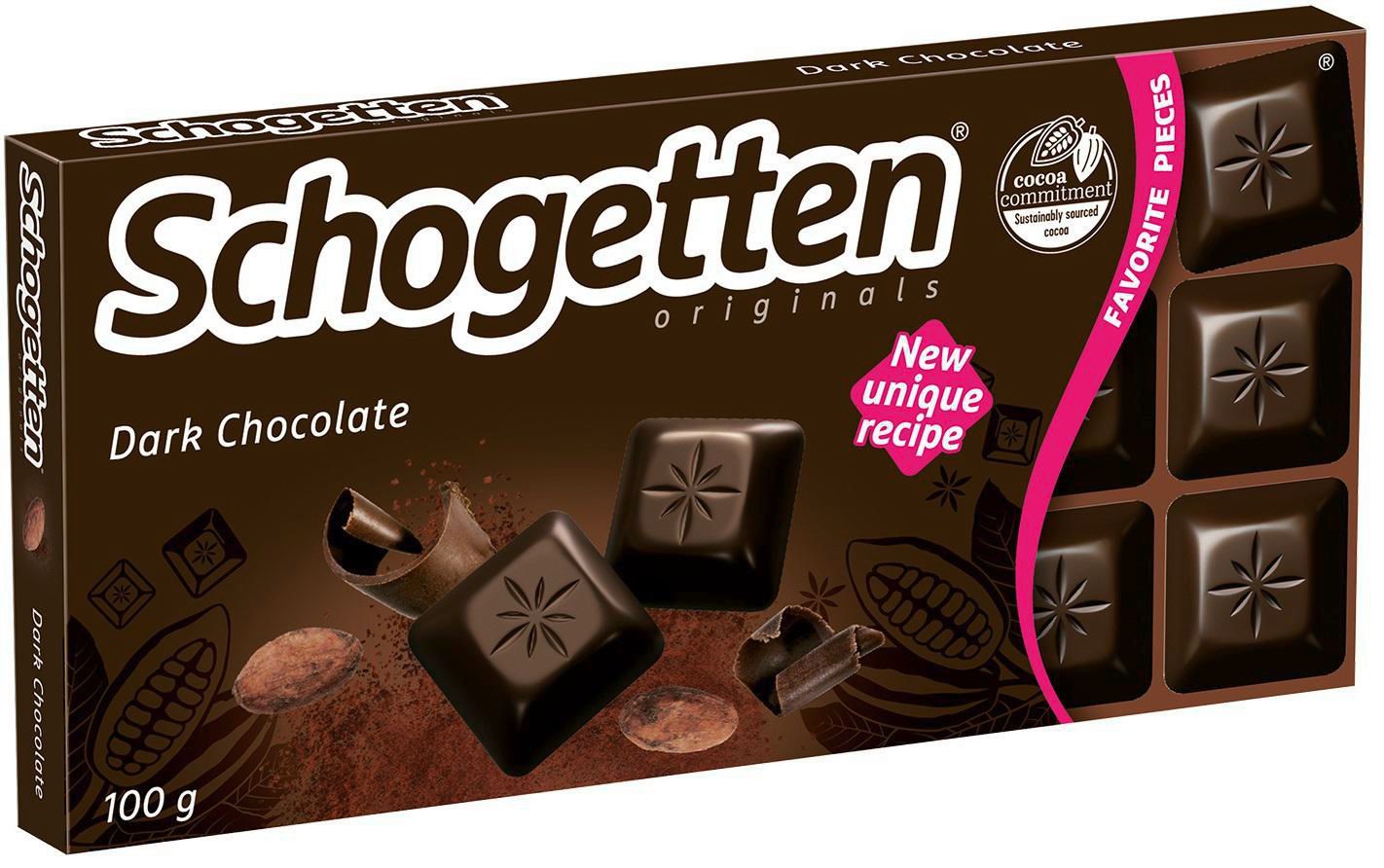 Trvanlivé potraviny - Schogetten Hořká čokoláda 100 g