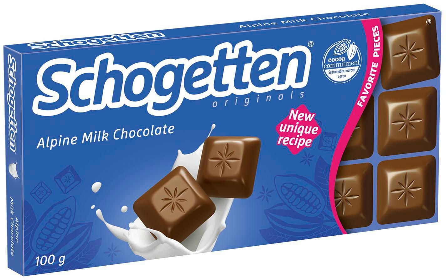 Trvanlivé potraviny - Schogetten Mléčná čokoláda 100 g