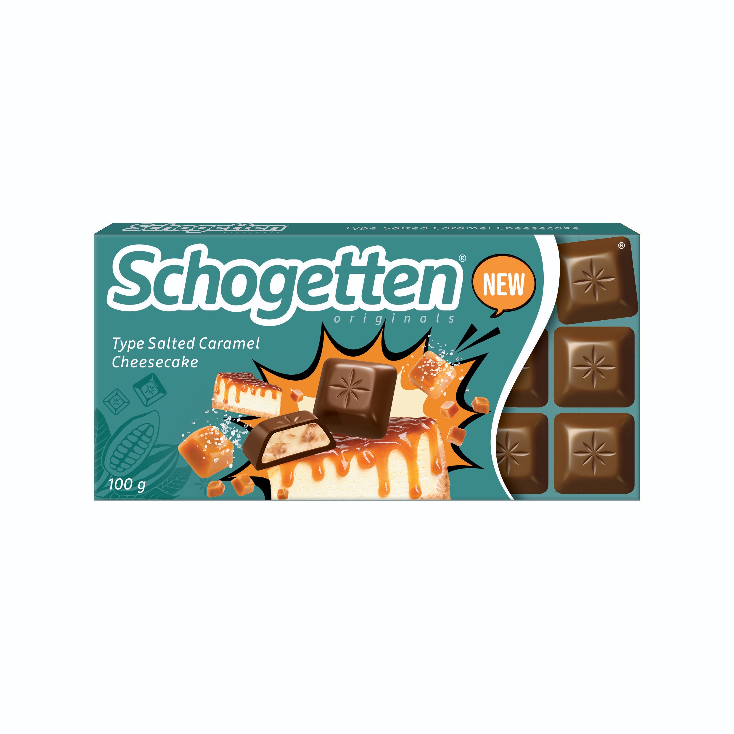 Trvanlivé potraviny - Schogetten Salted Caramel Cheesecake 100g