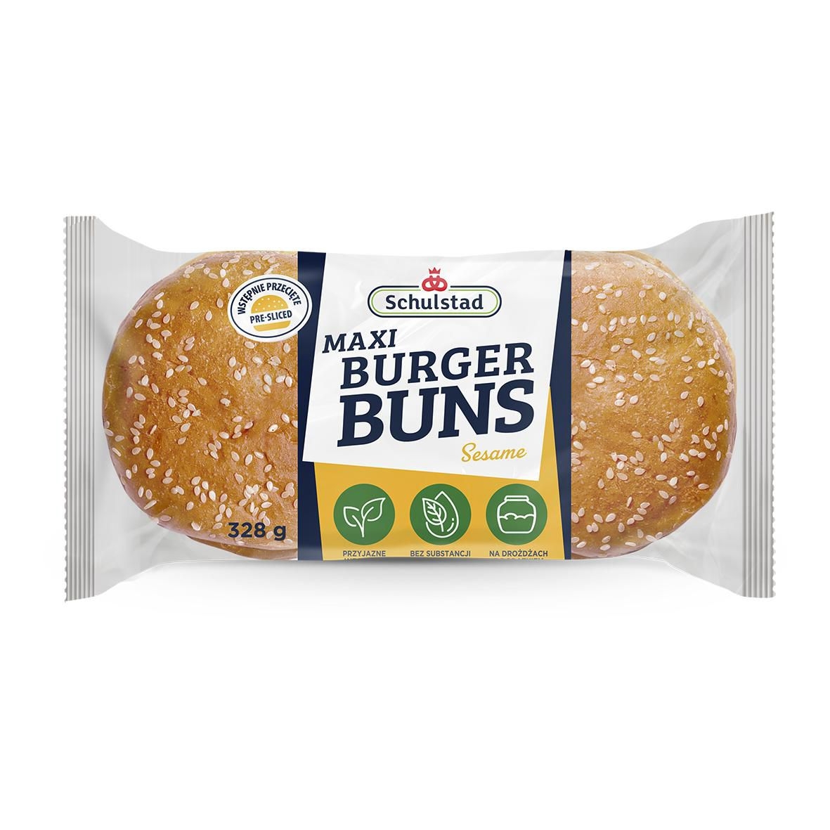 Pekárna a cukrárna - Schulstad Bulky hamburger maxi sezam 328 g
