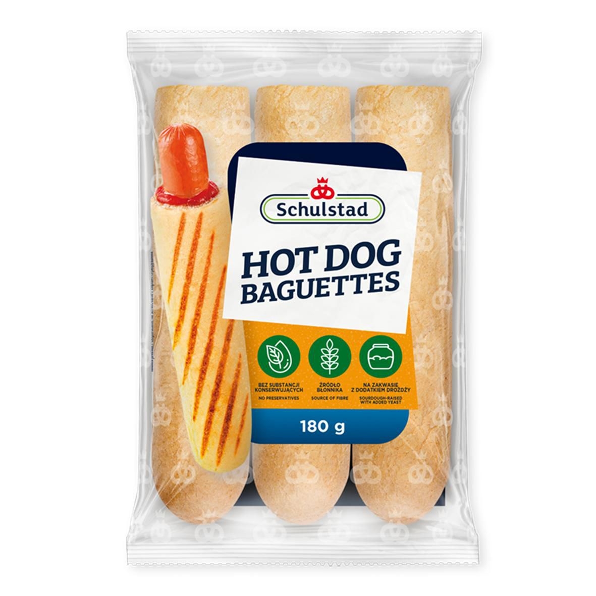 Pekárna a cukrárna - Schulstad Franouzský hot-dog 3 ks 180 g