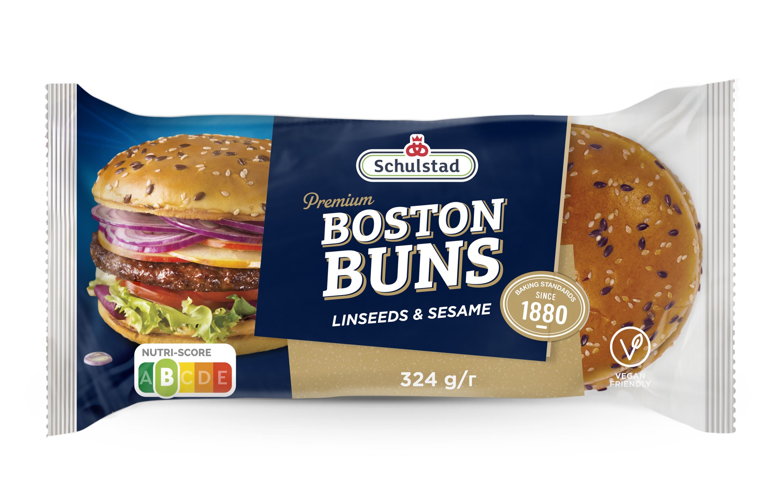 Pekárna a cukrárna - Schulstad Hamburger Boston bulky sezam, len 324 g