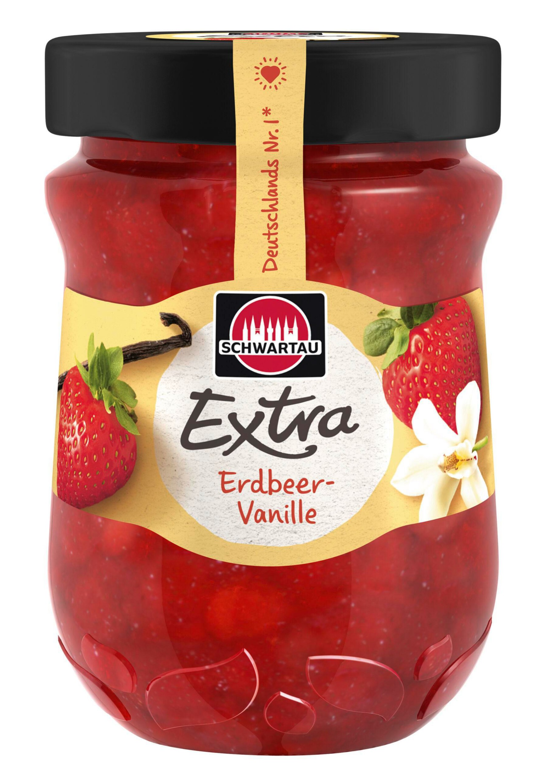 Trvanlivé potraviny - Schwartau Extra džem jahoda-vanilka 340g