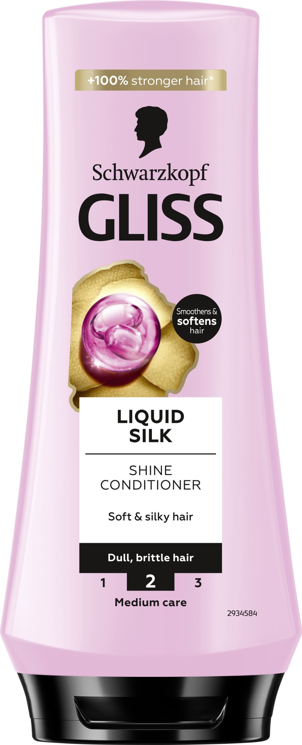 Drogerie a kosmetika - Schwarzkopf Gliss kondicionér pro lesk vlasů Liquid Silk 200ml