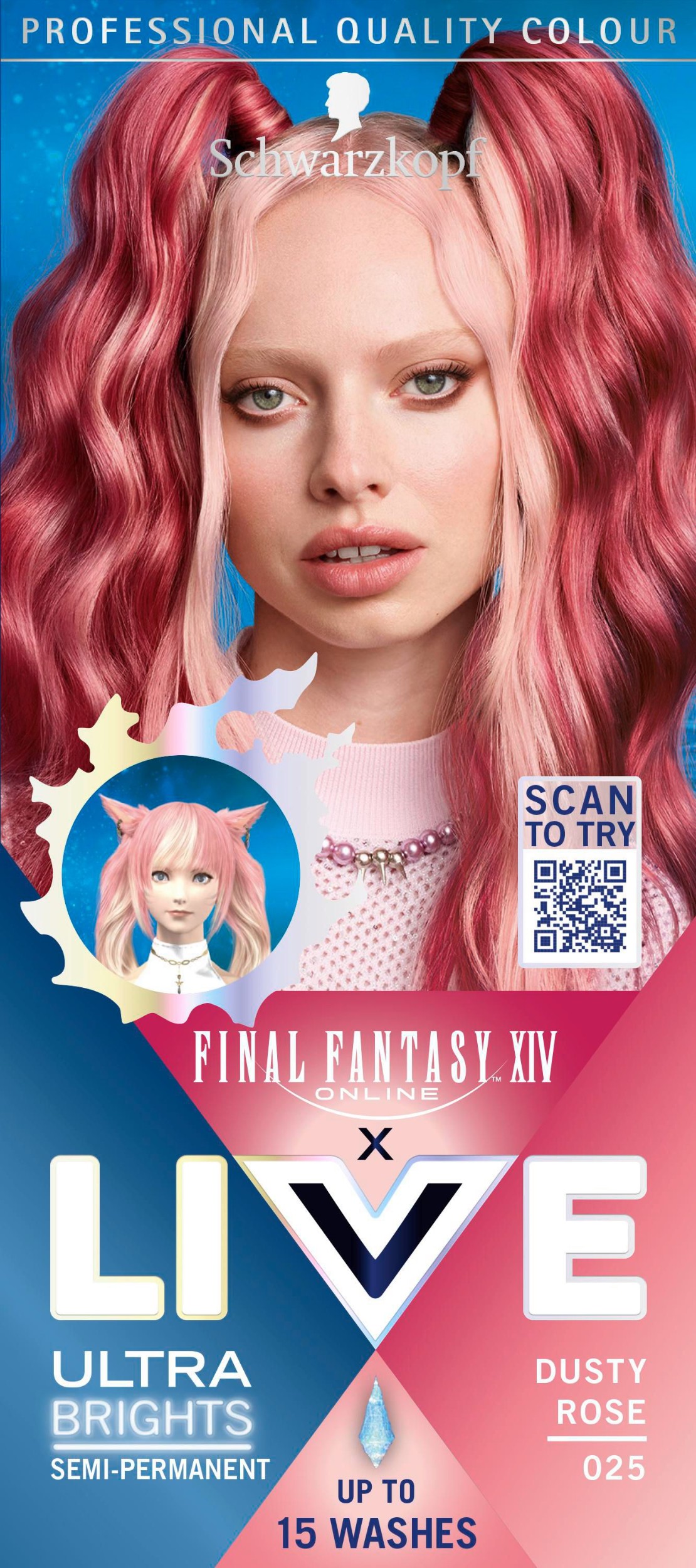 Drogerie a kosmetika - Schwarzkopf Live Ultra Brights semi-permanentní barva na vlasy 026 Temná červená 50ml