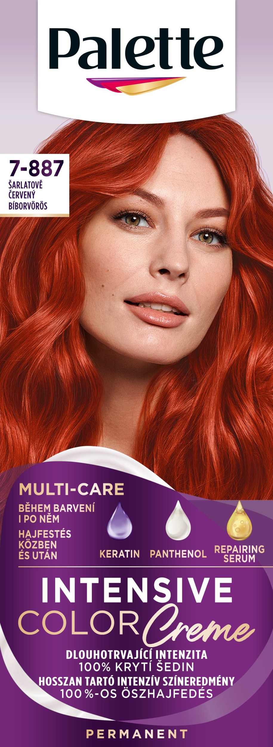 Drogerie a kosmetika - Schwarzkopf Palette Intensive Color Creme barva na vlasy šarlatově červený RV6