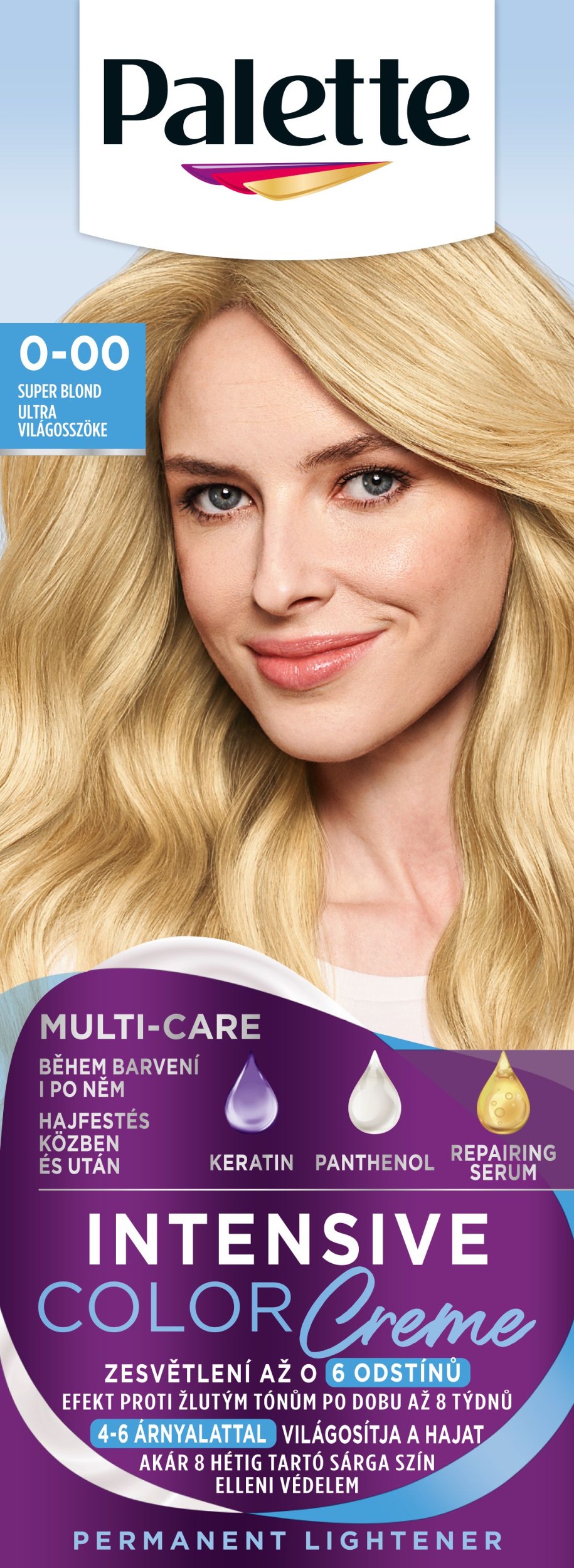 Drogerie a kosmetika - Schwarzkopf Palette Intensive Color Creme barva na vlasy Super Blond E20 50 ml
