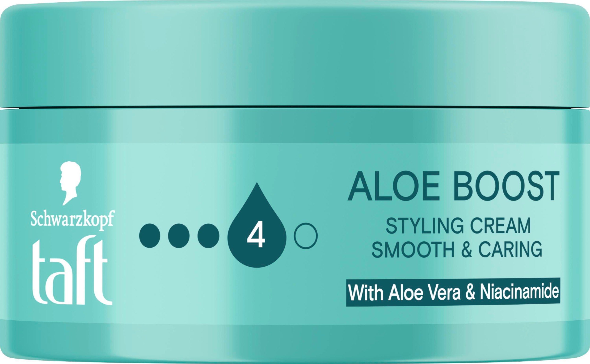 Drogerie a kosmetika - Schwarzkopf Taft Aloe Boost stylingový krém na vlasy 100ml