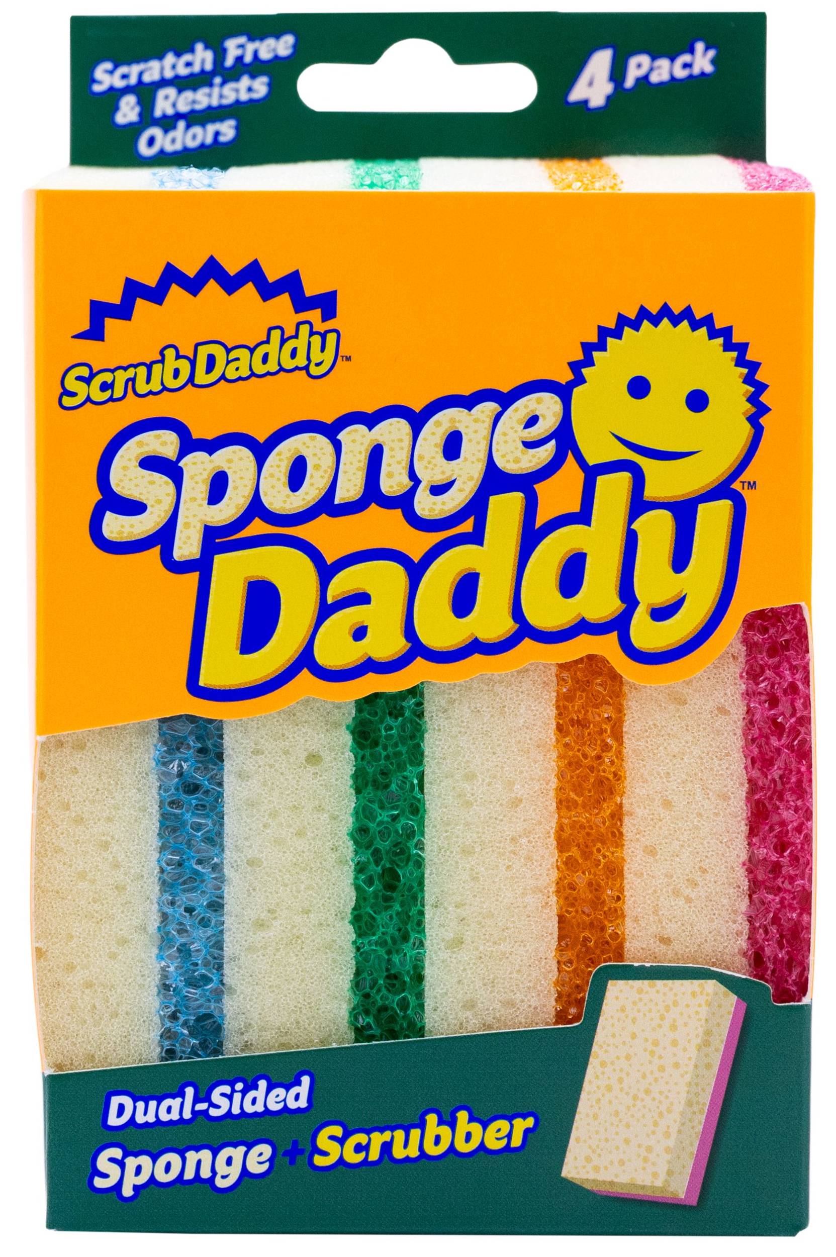 Domácnost a Zahrada - Scrub Daddy Houbičky Sponge Daddy 4 ks