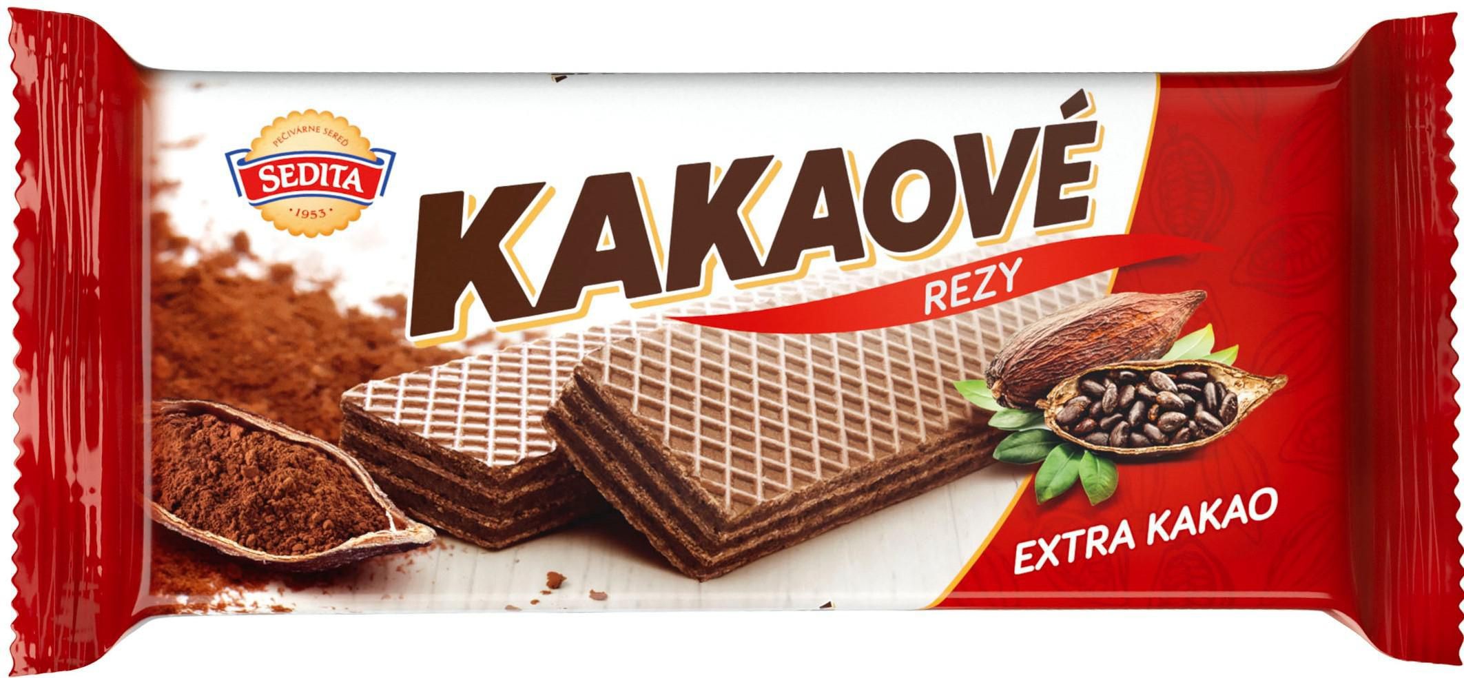 Trvanlivé potraviny - Sedita Kakaové řezy extra kakao 50g