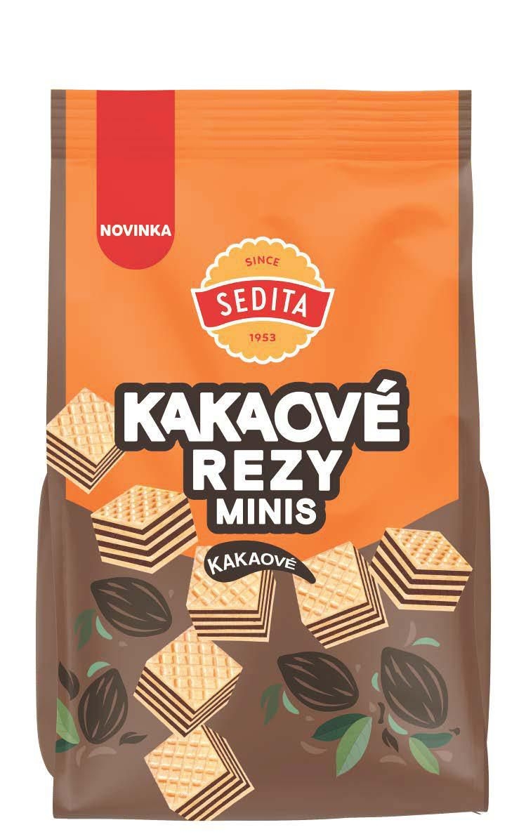 Trvanlivé potraviny - Sedita Kakaové řezy Minis kakaové 240g