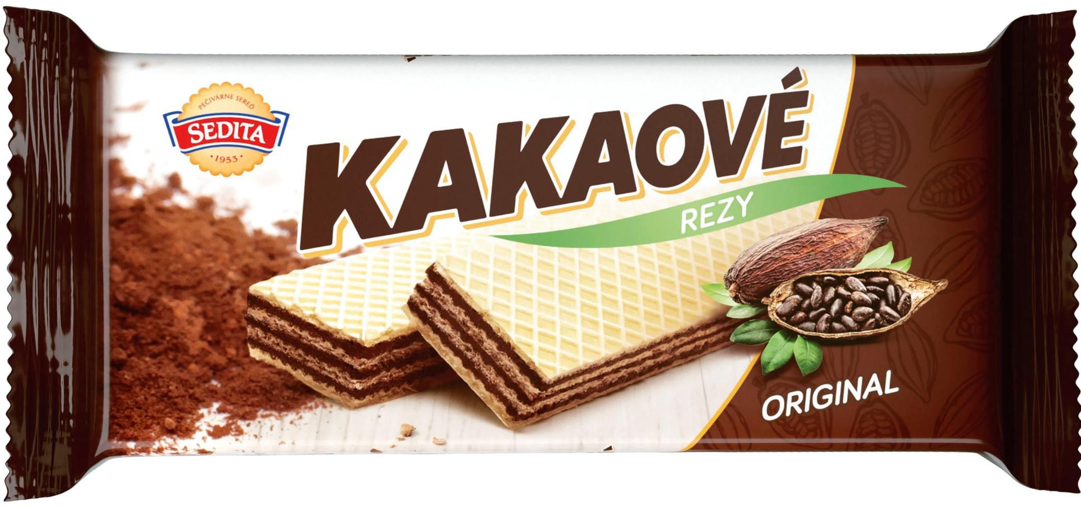 Trvanlivé potraviny - Sedita Kakaové řezy originál 50g