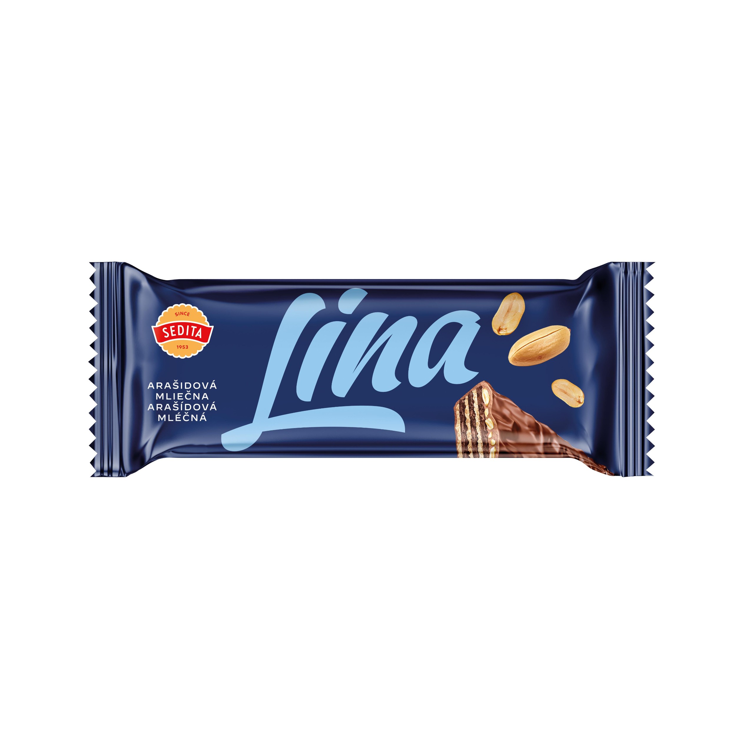 Trvanlivé potraviny - Sedita Lina s arašídy v mléčné polevě 50g