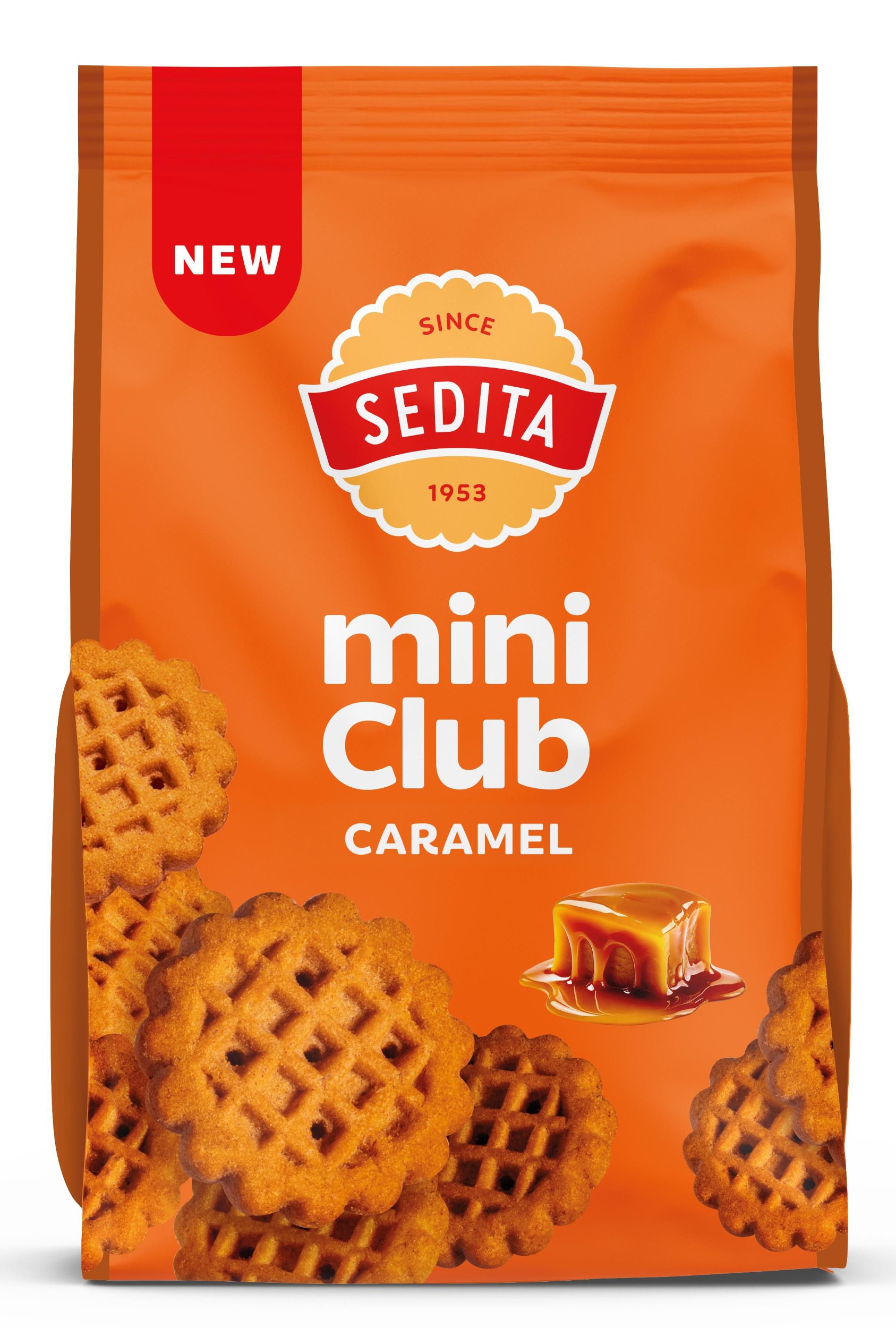 Trvanlivé potraviny - Sedita Mini Club caramel 160g