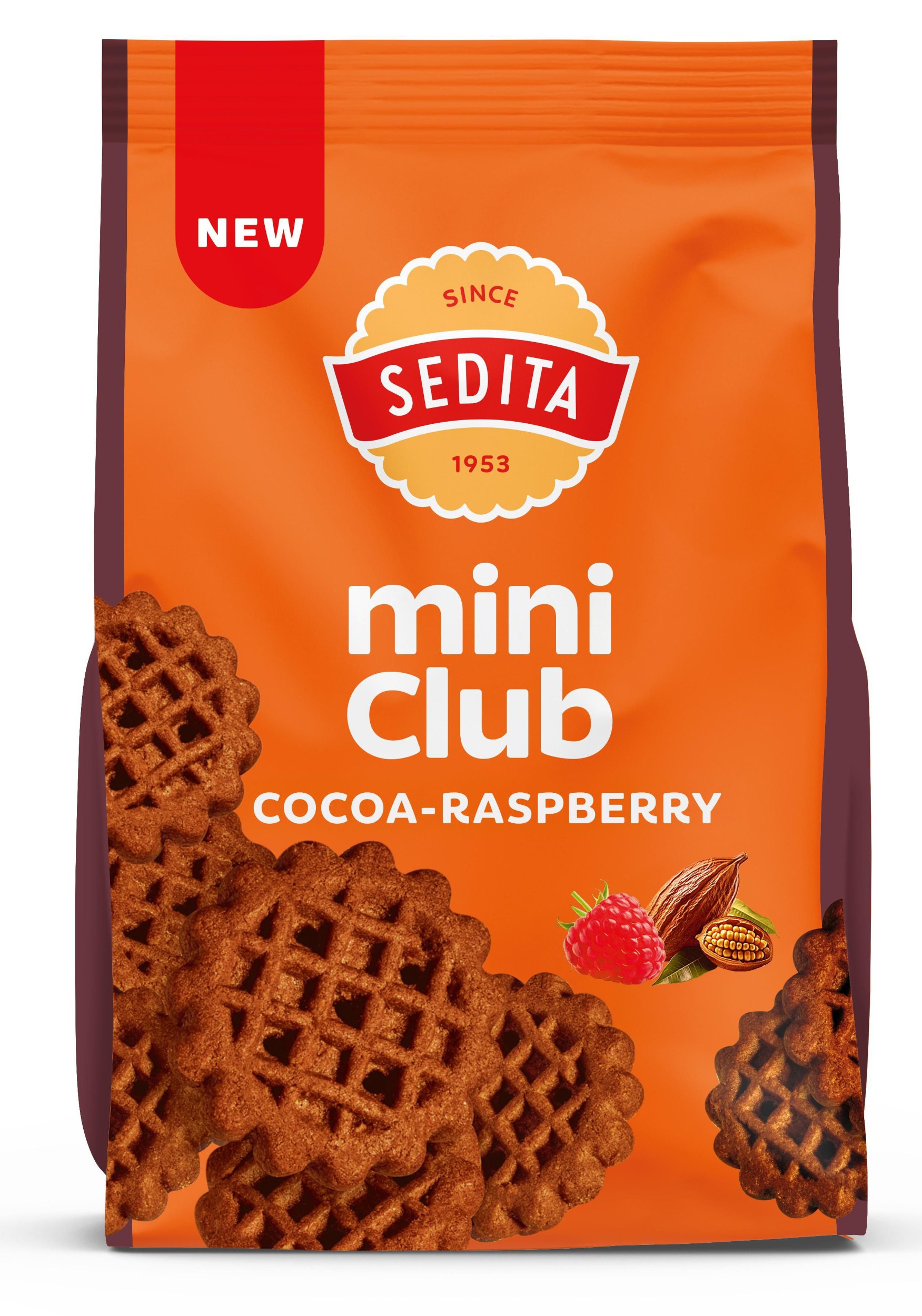 Trvanlivé potraviny - Sedita Mini Club cocoa-raspberry 160g
