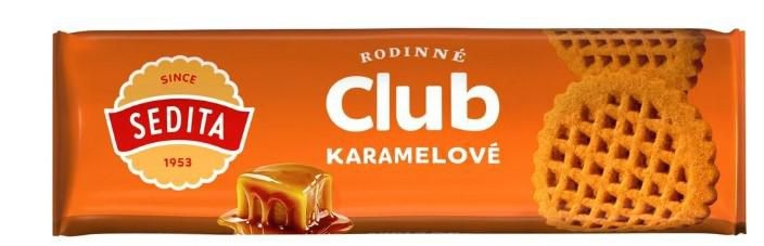 Trvanlivé potraviny - Sedita Rodinné Club karamelové 134g