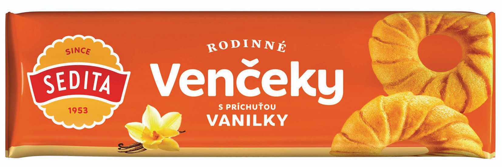 Trvanlivé potraviny - Sedita Rodinné věnečky vanilkové 100g