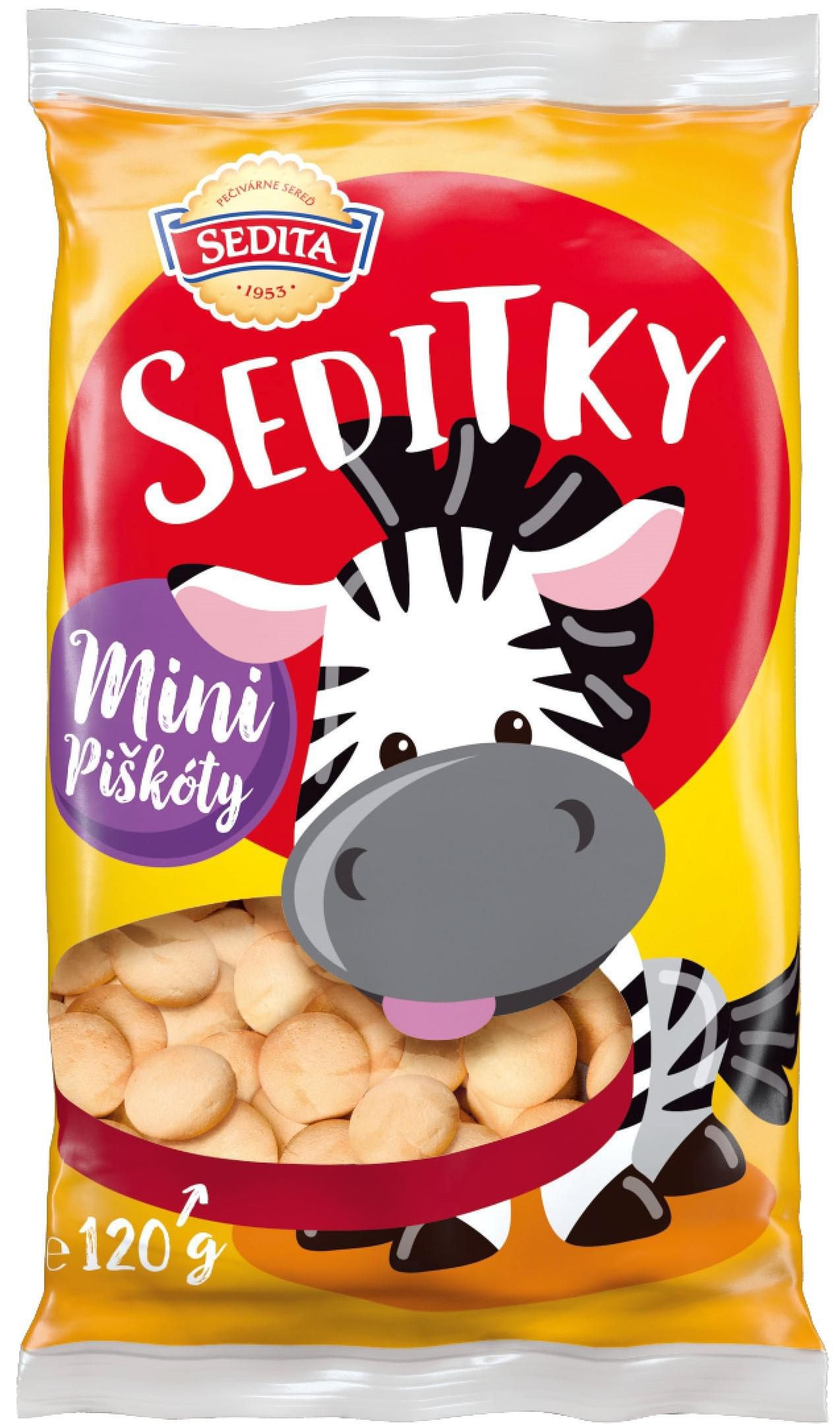 Trvanlivé potraviny - Sedita Seditky Mini piškoty 120g