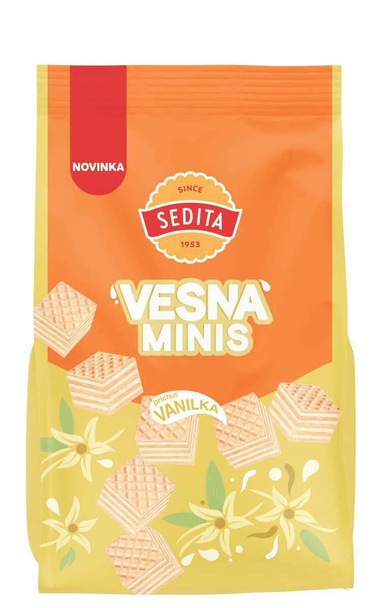 Trvanlivé potraviny - Sedita Vesna Minis příchuť vanilka 240g