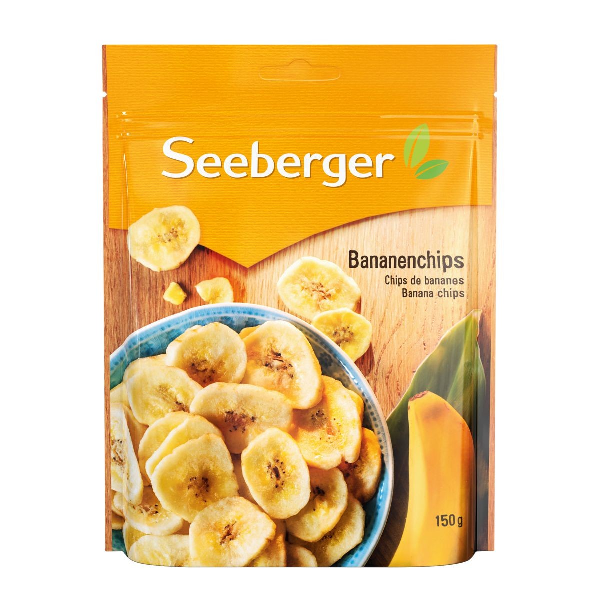 Trvanlivé potraviny - Seeberger Banánové chipsy 150 g