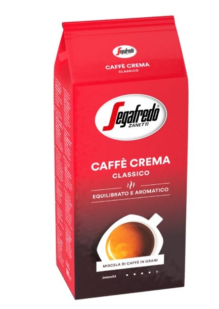 Nápoje - Segafredo Caffe Crema Classico Zrnková káva 1 kg