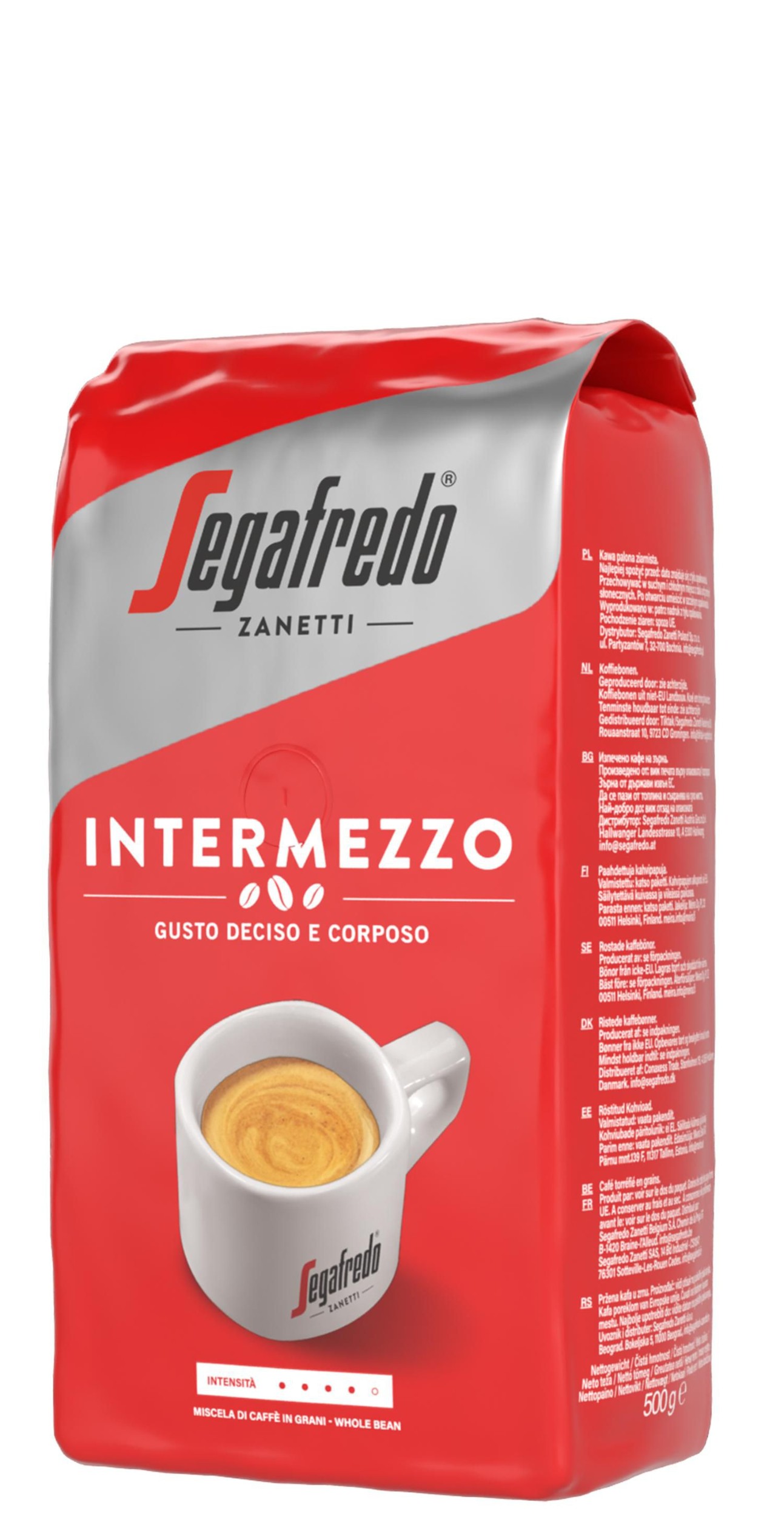 Nápoje - Segafredo Intermezzo 500 g zrnková káva
