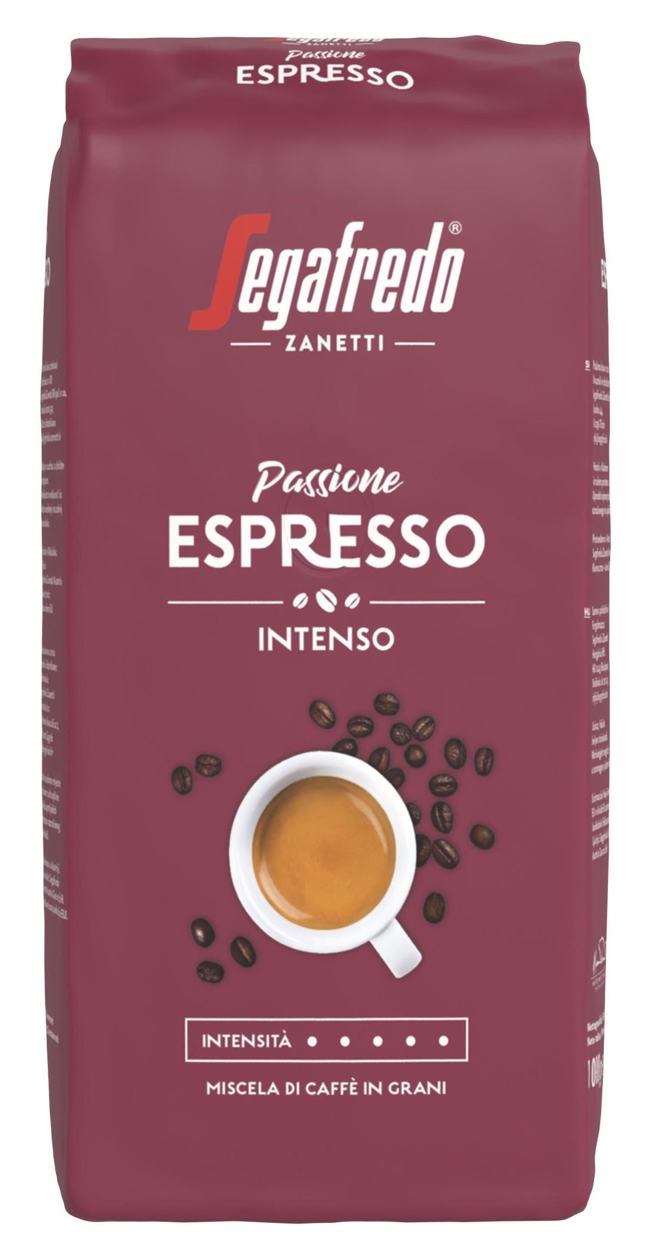 Nápoje - Segafredo Passione Espresso Zrnková káva 1 kg
