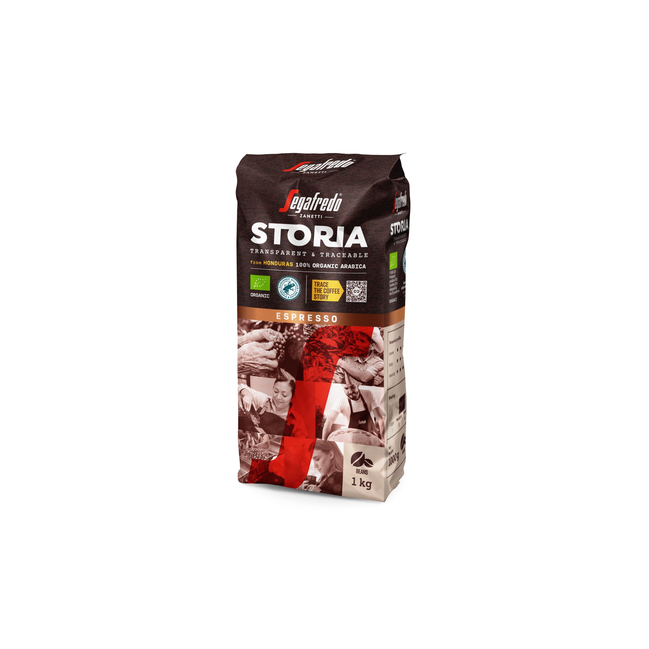 Nápoje - Segafredo Storia Honduras Zrnková káva 1 kg