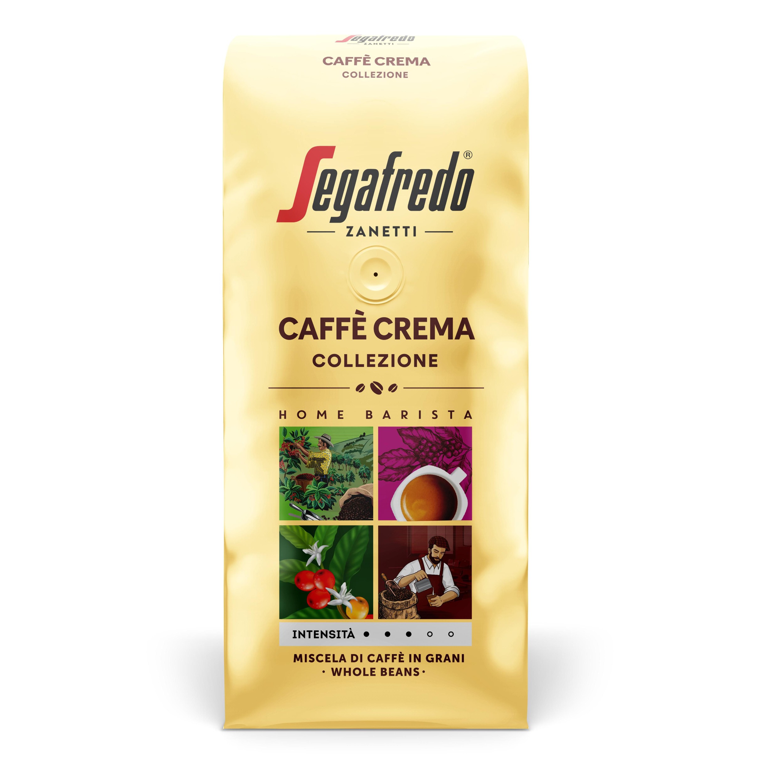 Nápoje - Segafredo Zanetti Collezione Caffé Crema Zrnková káva 1kg