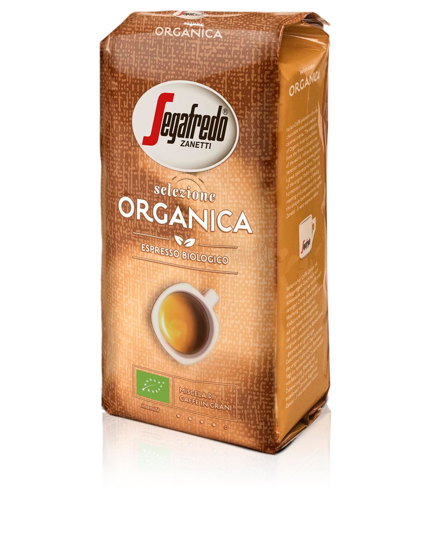 Nápoje - Segafredo Zanetti Selezione Organica zrnková káva 1 kg
