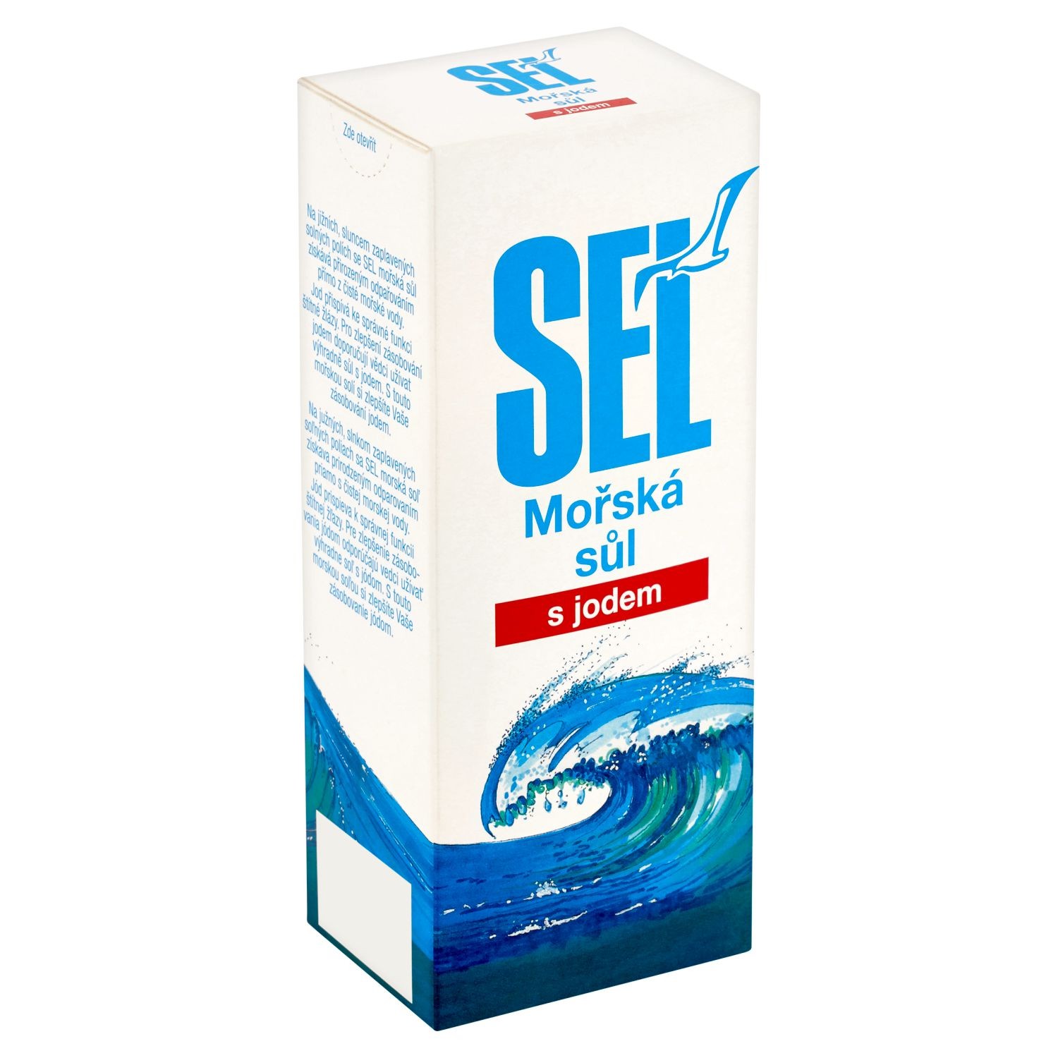 Trvanlivé potraviny - Sel Mořská sůl s jodem 500 g