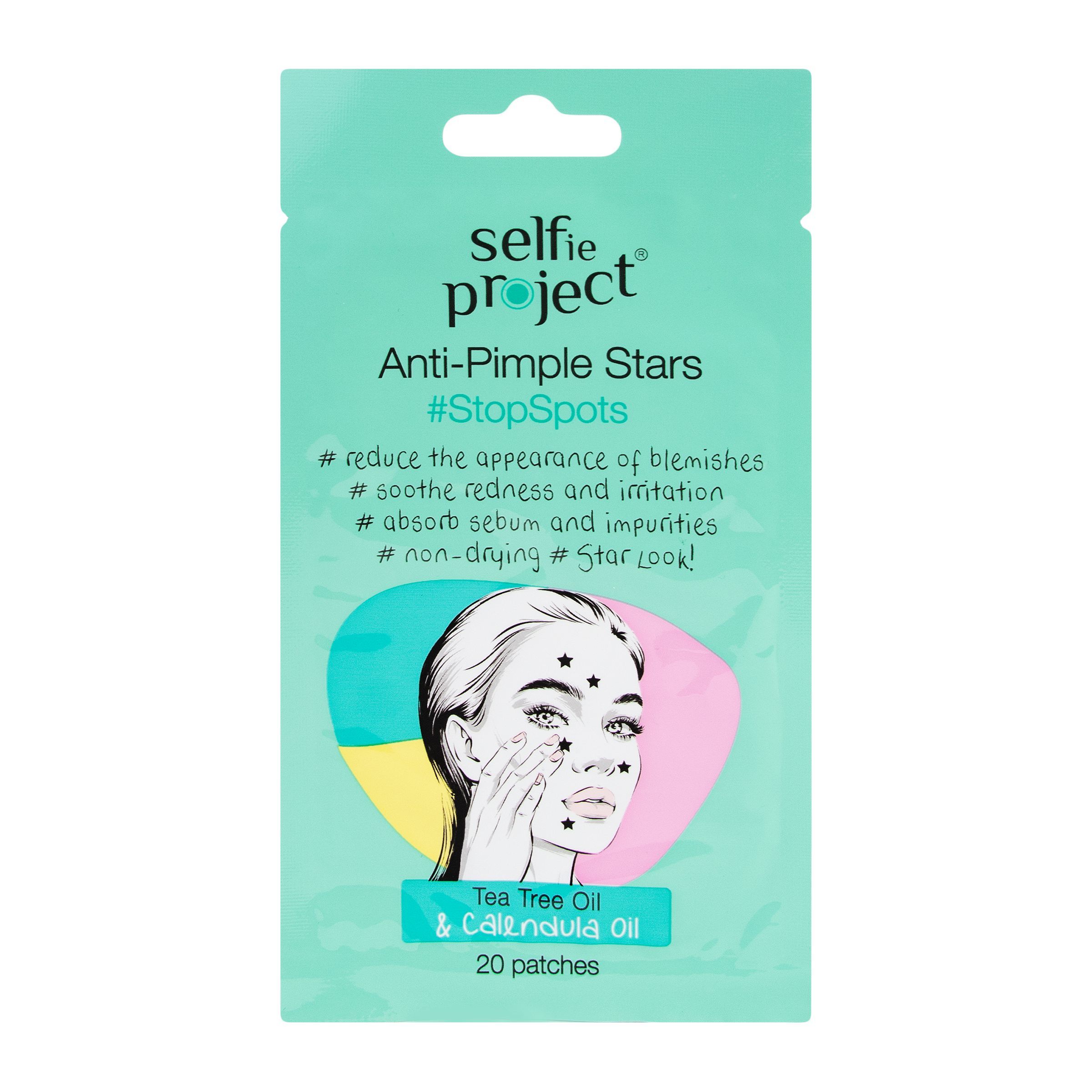 Selfie Project Anti-pimple Black Stars
