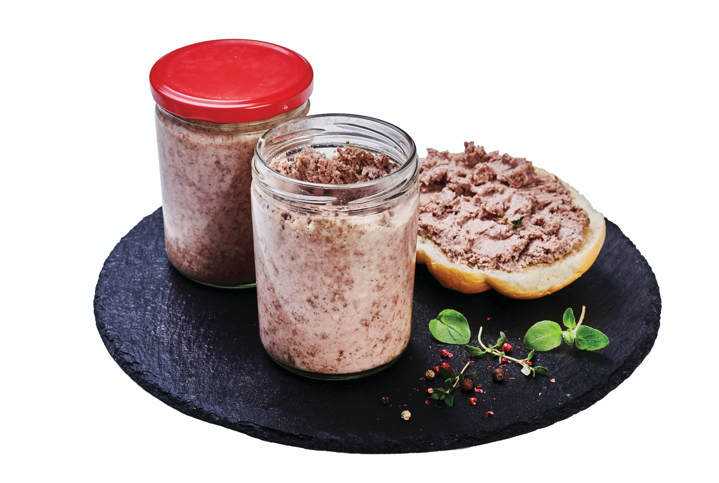 Selská paštika s brusinkami ve skle, Globus 200 g