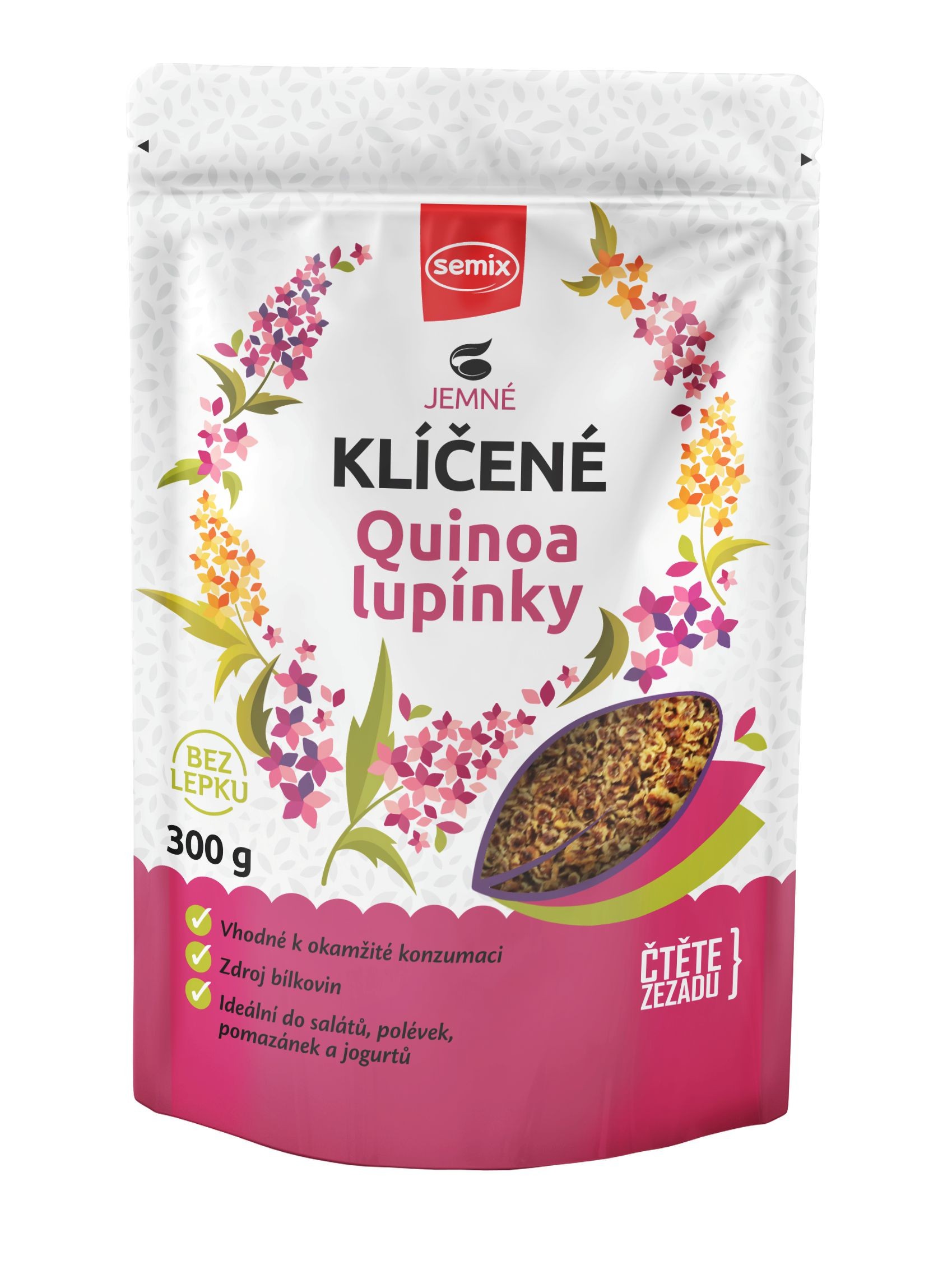 Trvanlivé potraviny - Semix Klíčená quinoa lupínky 300 g
