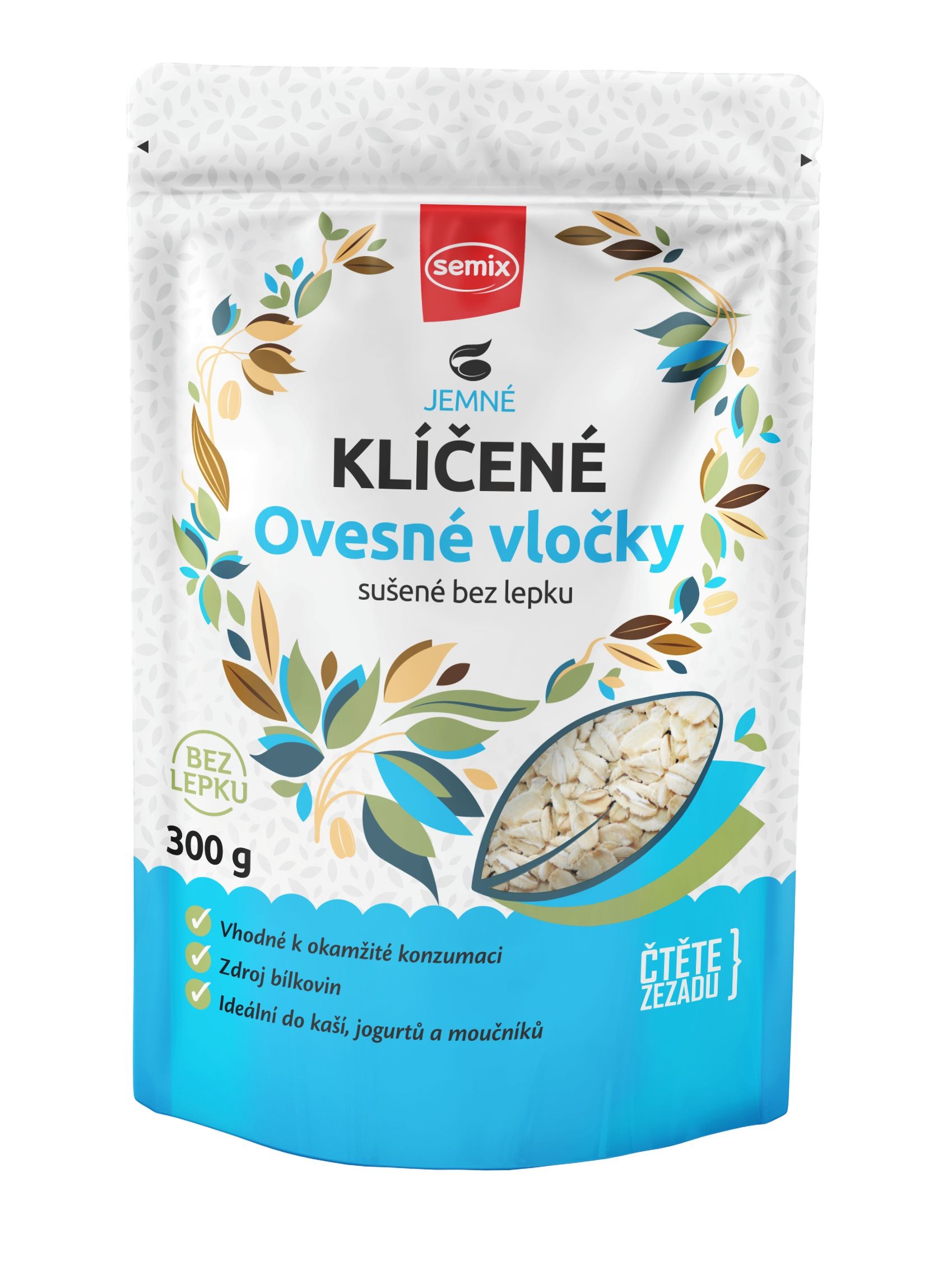 SEMIX Klíčené ovesné vločky bez lepku 300g-0